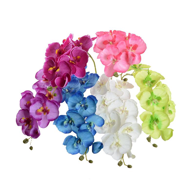 Beautiful Party Supplies Simulation Artificial  Flowers Plastic Home Decoration Orchid Plants 1Pc