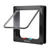 ABS Plastic Small Pet Gate with 4 Way Security Lock Cat Puppy Safety Gate Transparent Thin Cat Door Pet Doors and Sliding Door