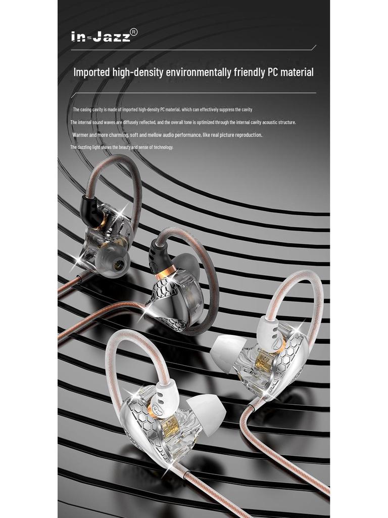 Sport-Ohrbügel-In-Ear-Kopfhörer mit starkem Bass und hochwertiger Geräuschunterdrückung