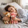 Comfort Companion Doll Highland Cow Stuffed Animal Toy, Soft Plush Scottish Cattle Doll, Cute Sitting Calf Decor Farm Present for Adults Kids