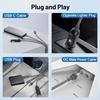 Mini Power Cable 10ft 3 In 1 with USB C Car Charger and DCDC Waterproof Cable