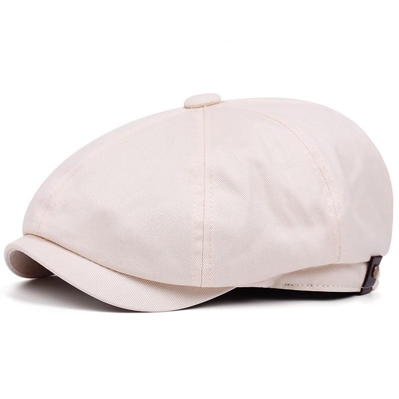 Beret & Octagon Cap For Men Women, Newsboy Painter Hat British Vintage Style, Unisex Retro Flat Cap