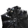 Men's Solid-color Zipper Vest, Men's And Women's Stand-up Collar Sleeveless Outdoor Casual Warm Vest Jacket
