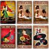 ARTISIAN Rusty Vinyl Records Metal Tin Sign Vintage Decorative Plate Classic Music Metal Sign Man Cave Home Studio Wall Decor