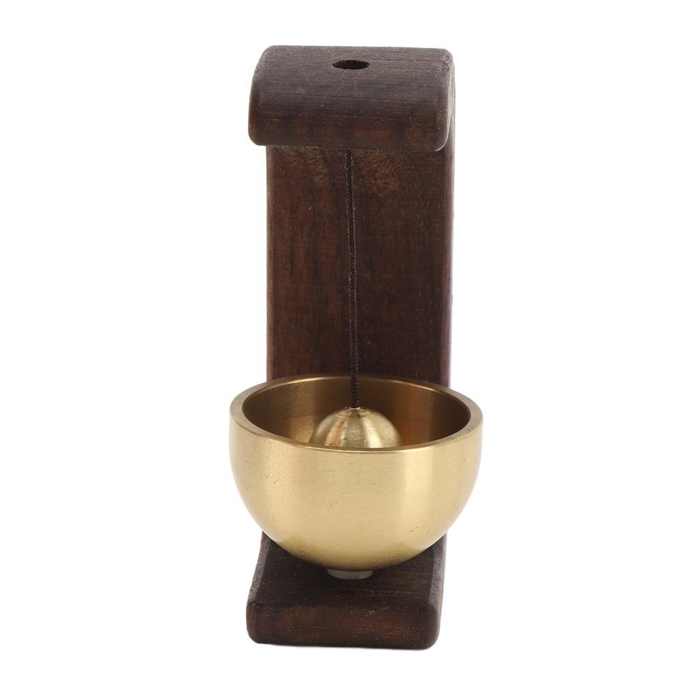 2pcs Self-Adhesive Wooden Doorbell C-Shape Design Hanging Door Bell  For Home Garden