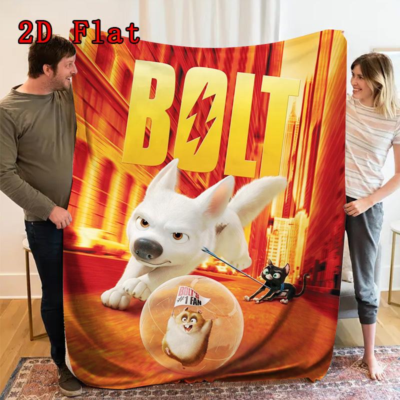 Bolt 2D Flat Pattern Flannel Blanket High quality All Seasons Warmth and Comfort Perfect for Christmas Gifts.NMT0928389