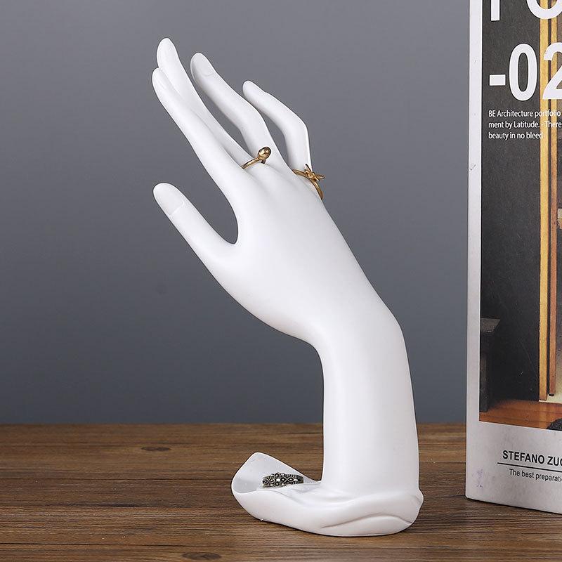 Fahsion Jewelry Display Hand Model Anklet Watch Bracelet Display Stand Sketch Decoration Art Photo Ring Organizer