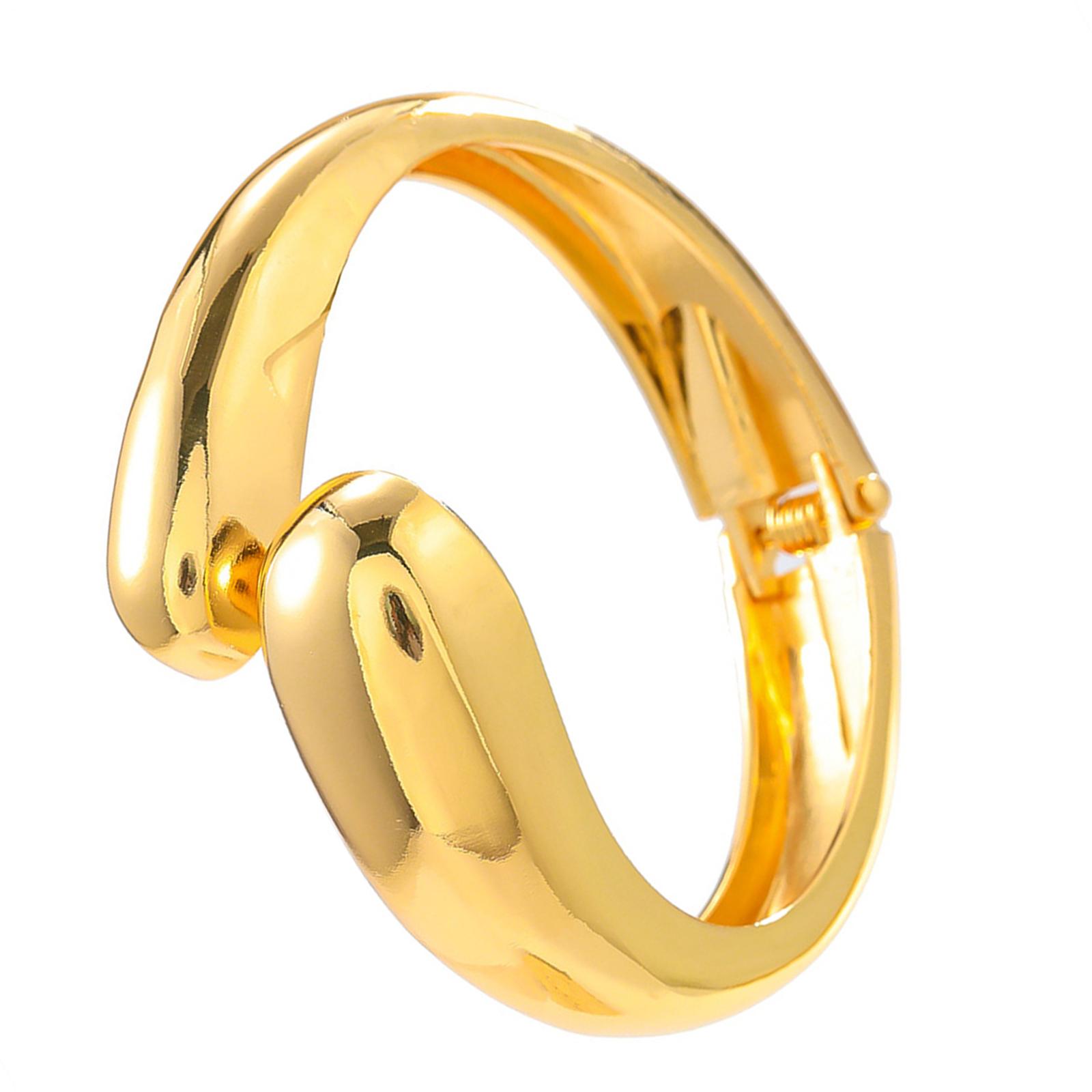 

Модный регулируемый браслет-бангл в форме капли воды, открытый браслет, вдохновленный каплей, легкий аксессуар на запястье для женщин золотой