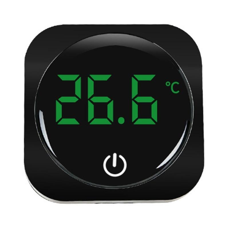 Aquarium LCD Thermometers Cordless Digital External Aquarium Thermometers No Wire Water Temperature чёрный