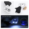 Loupe Illuminated Foldable Magnifier Eye Magnifying Jewelry Identification Tool