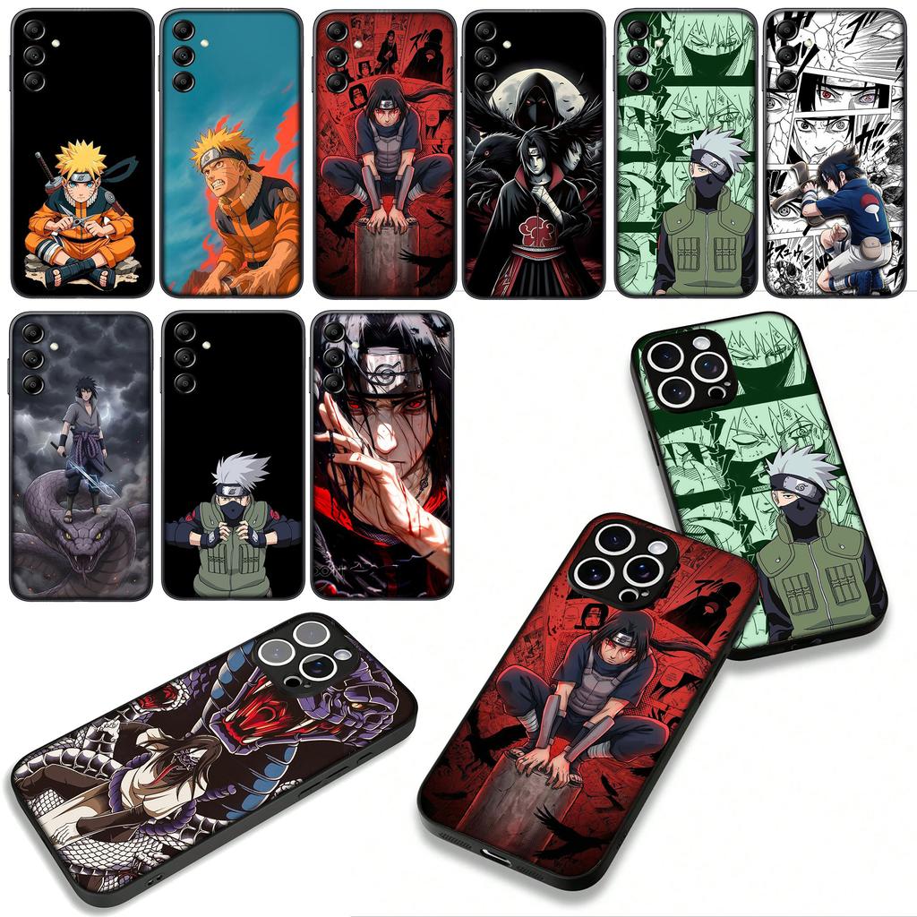 Itachi Akatsuki Sasuke Kakashi Narutos Case for Samsung Galaxy A36 A17 A26 A07 A35 A54 A53 A13 A33 A34 S8 S9 S20 S21 FE S10 Plus