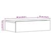 VidaXL Meubles TV avec éclairage LED 2 pcs vieux bois 60x35x15,5 cm, banc TV, meuble hifi, centre de divertissement, buffet 856344