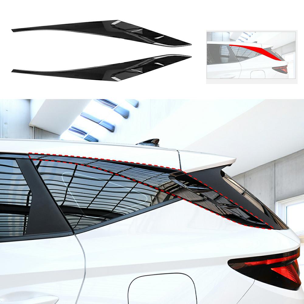 

For Hyundai Tucson NX4 2026-2026 6PCS ABS Car Window Decorative Strip Button Side Panel Cover Trim D-pillar Window Trim Strip