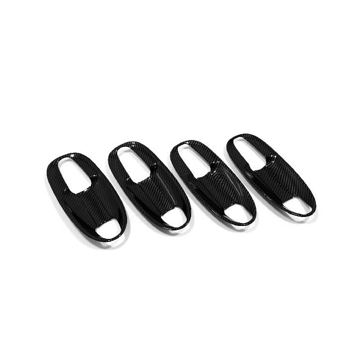 For Mercedes Benz Vito W447 V-Class 2014 2015 2016 2017- ABS Glossy Black Door Handle Cover Bowl Frame Trims Car Accessories