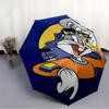 1 stuks Bugs Bunny Looney Tunes Automatische Paraplu   8 Baleinen Draagbaar Opvouwbaar Zwart IJzeren Frame voor Buiten, Strand, Reizen, Strandparaplu 133