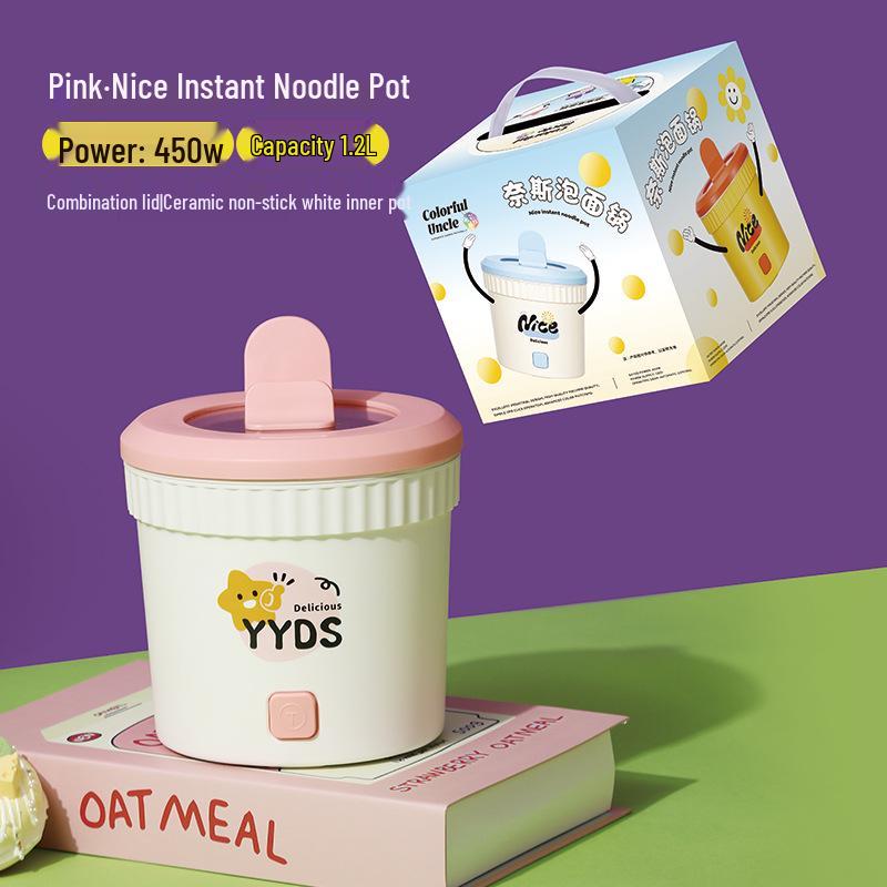 Compact Electric Multi-Cooker: Portable Non-Stick Pot and Electric Frying Pan for Dorms