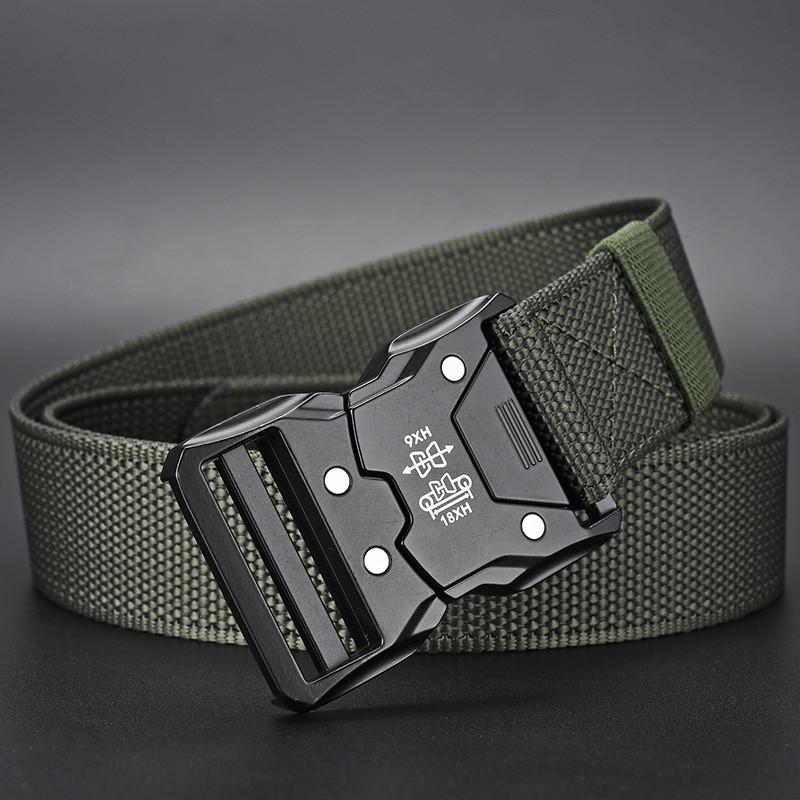

Buckle Alloy Fashionable Men Nylon Woven Waist Belt For Daily And Use Outdoor