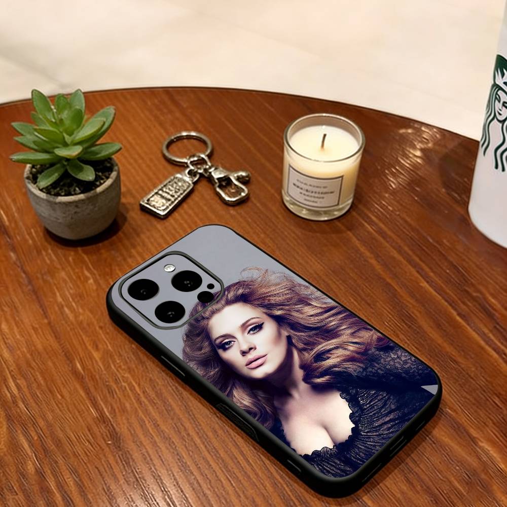 

Адель Аткинс певица Чехол для телефона Мягкий Силиконовый черный Для IPhone 17 16 15 14 13 12 11 X XR Plus Pro Max Plus iPhone16