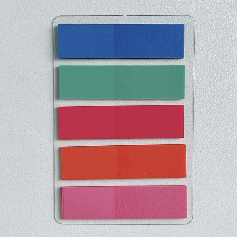 1Set Note Adezive Transparente Culoare Vintage Morandi Autocolant Paster Blocnotes PET