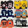 Pánský hokejový dres Penguins 87 Capitals 8 Kings 99 Vlastní šitý tréninkový dres pro dospělé hráče