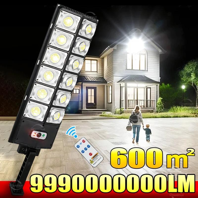 Most Powerful Solar Lights Outdoor Motion Sensor Ultra Bright External Solar Lamp IP67 Waterproof Solar Wall Lamp Garden Lantern