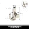 Steel Wire Rope Hanging Accessories: Glass Clip, Picture & Sign Hanging Hook, Lighting Fixture Mount