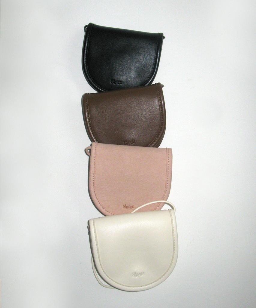 Sinoon Round Coin Bag (Deep Brown)