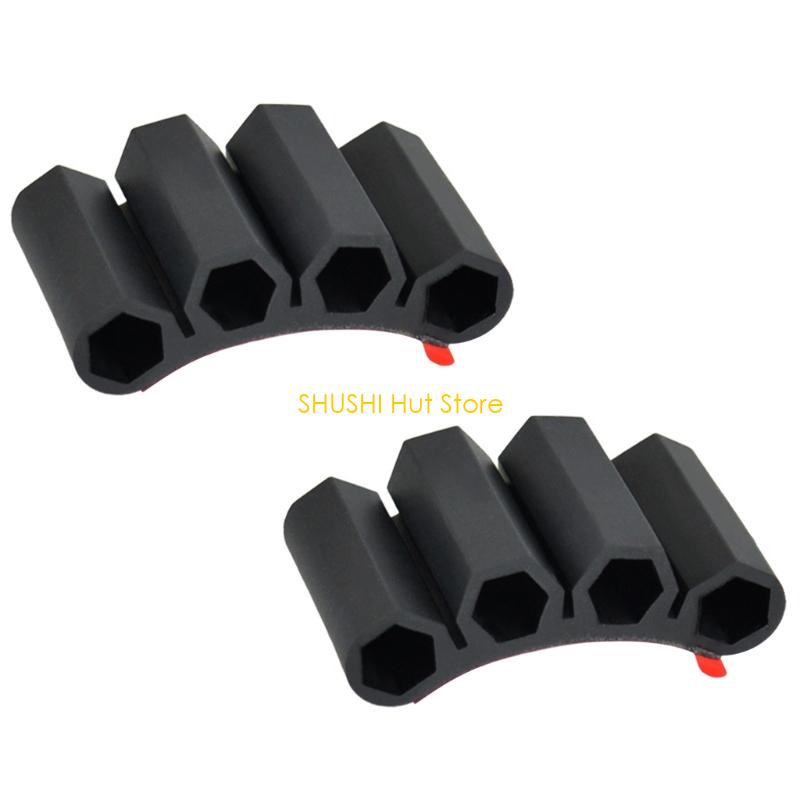 Universelle Bohrerhalter-Clip-Organizer für 1/4-Zoll-Bit und Sechskantaufnahme für Elektrowerkzeug Klebemontage D57B