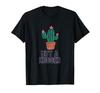 Not a Hugger Funny Introvert Gift Cactus Design Gardening T-shirt