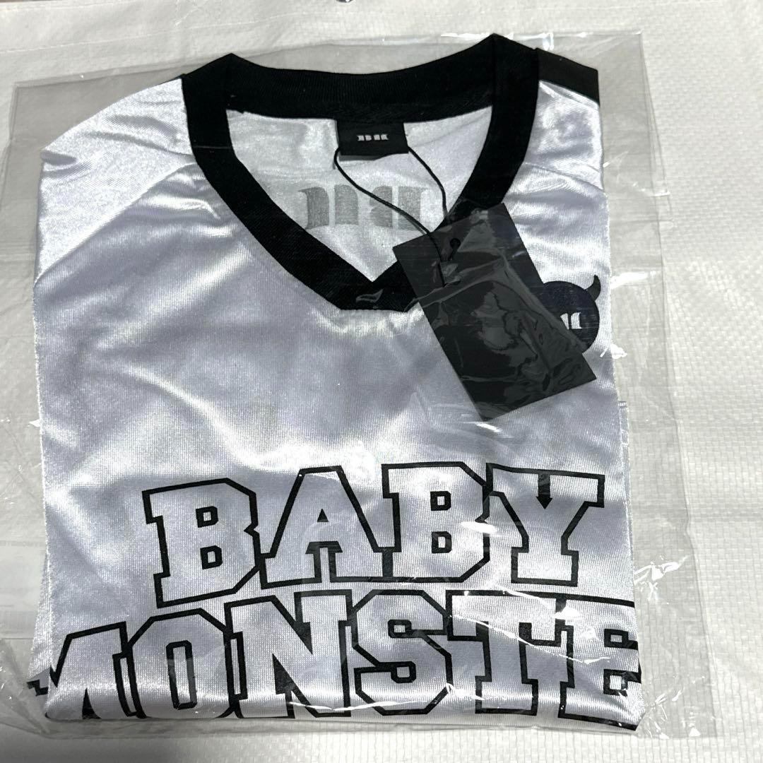 

[USED] BABYMONSTER DRIP Pop-Up CROP JERSEY White