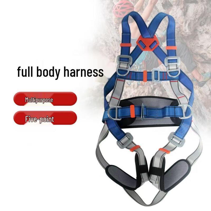 Five-Point Fall Protection Safety Harness Universal