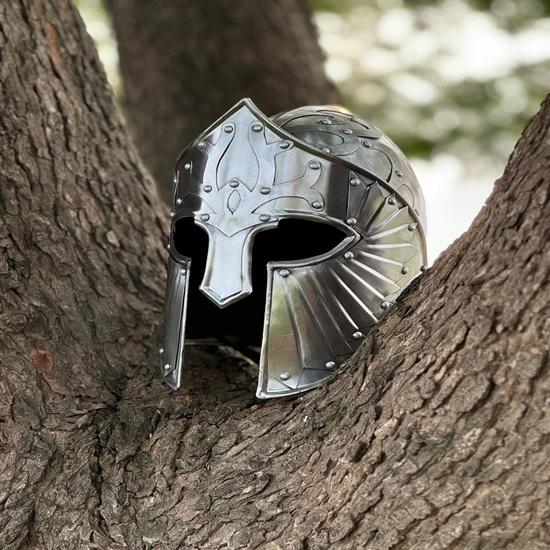 Fantasy Faramir's Herr der Ringe Gondor Helm, Larp SCA Rüstungshelm, Kampfhelm, Halloween Mittelalterhelm, Cosplay Antiker Tragbarer Helm