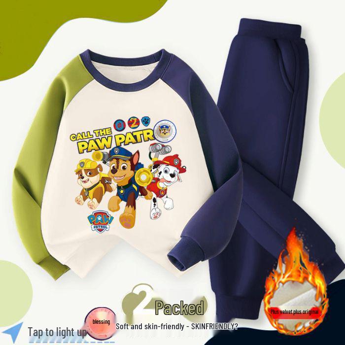 PAW Patrol Leucht-Kapuzenpullover & Raglanärmel Set für Kleinkinder, Herbst/Winter Kollektion 2025