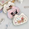 Multifunctional Mini Cosmetic Bag Soft Small Item Bag Storage Bag Cartoon Pencil Case  Student