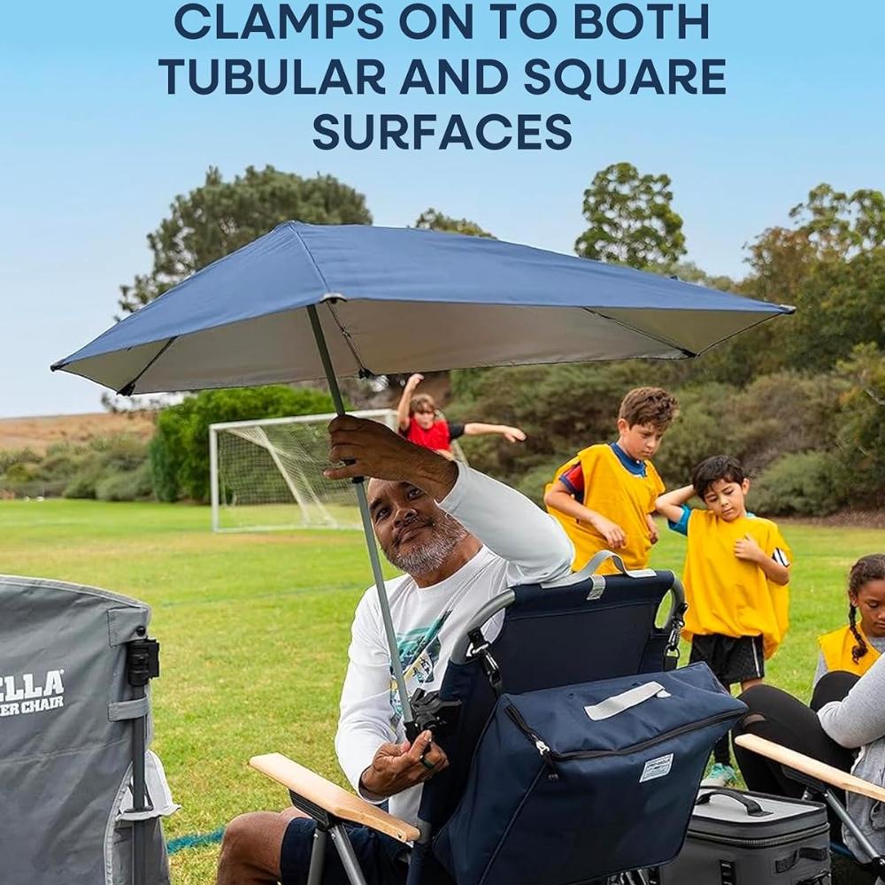 Stuhlschirm Mit Universalklemme - 360° Verstellbarer Sonnenschutz Für Kinderwagen & Rollstuhl