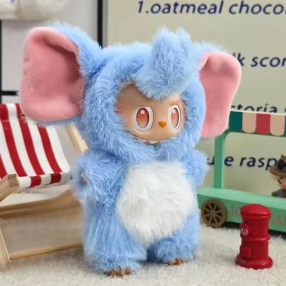 17cm Labubu Clothes Halloween V1 A2 A3 Plush Doll Accessories Labubu Designer Clothes Pumpkin Costume Set