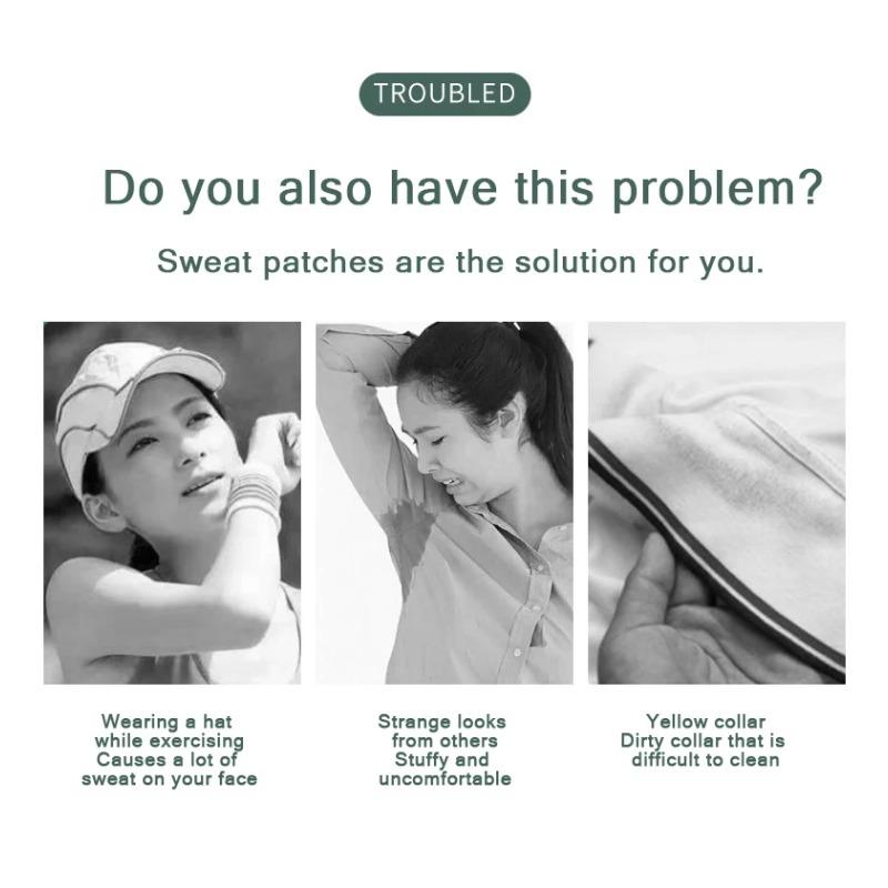 10-100Pcs Underarm Sweat Pads for Women and Men Fight Hyperhidrosis Comfortable Unflavored Non Visible Extra Adhesive Disposable