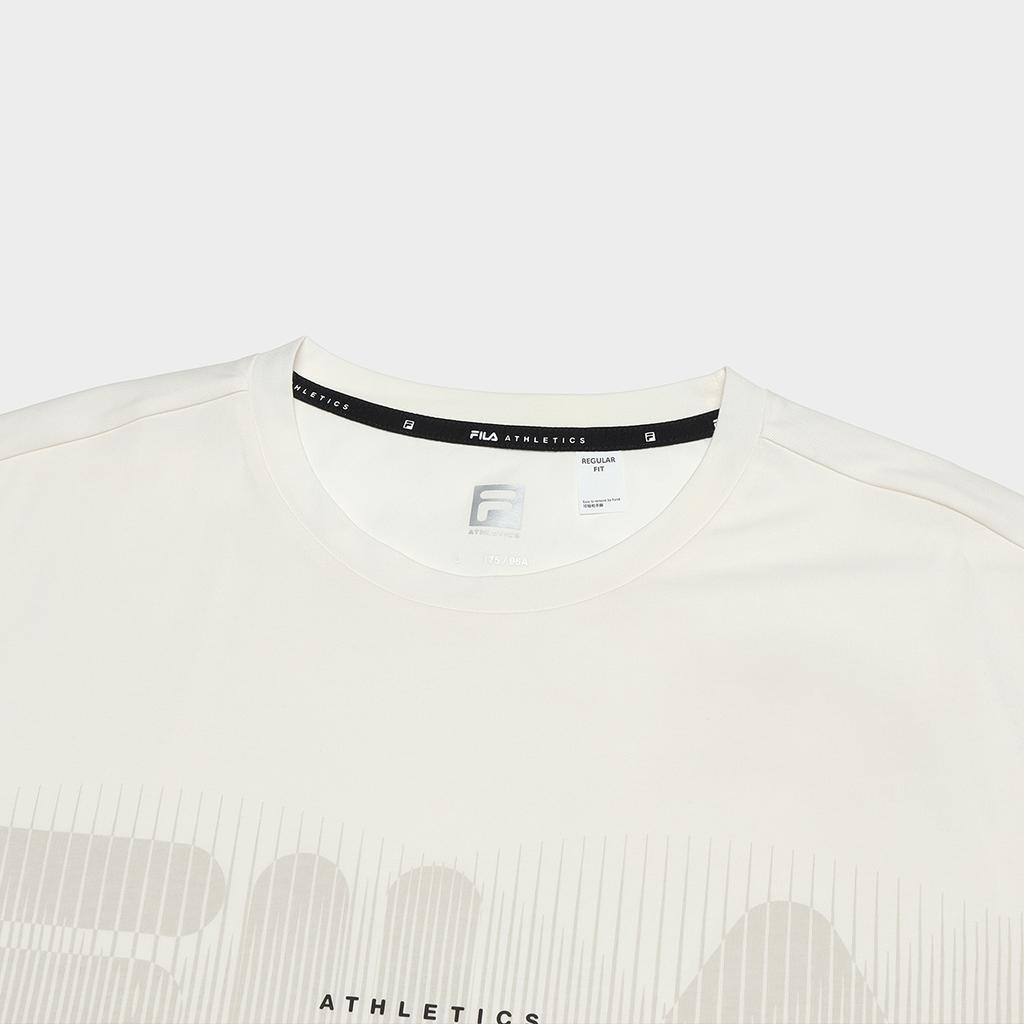 New FILA T Shirts Men's Sugar White A11M411102F-IV