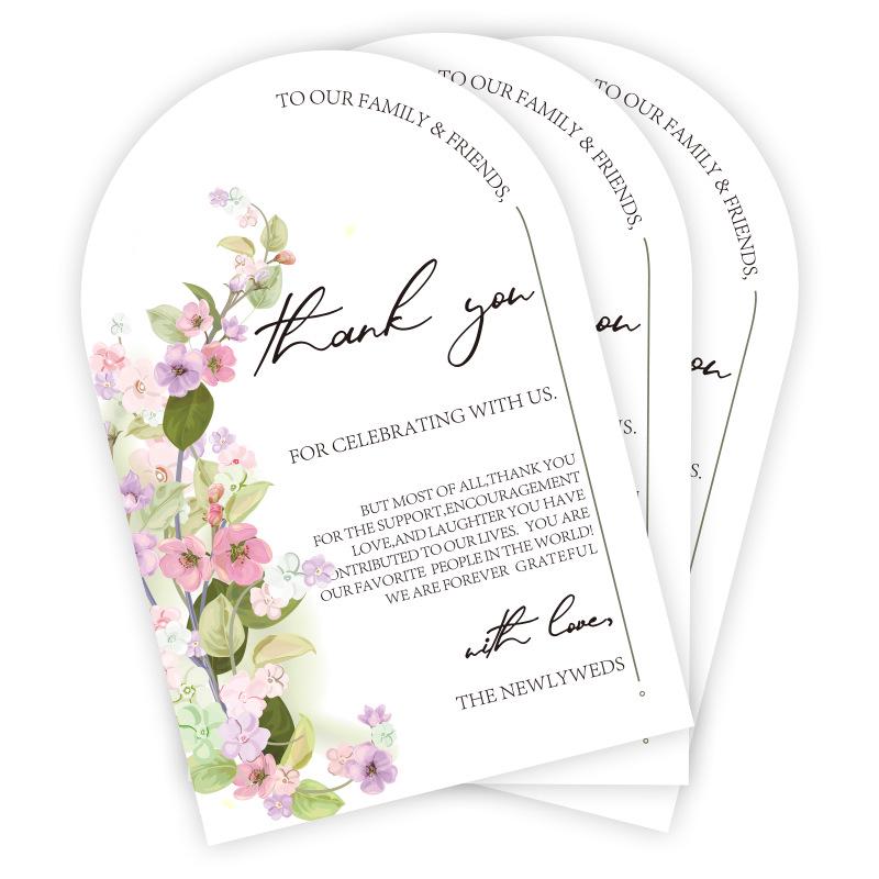 Watercolor Wedding Event Seating Cards & Thank You Cards - Floral Table Decorations