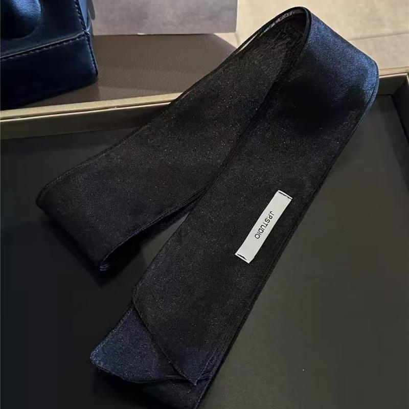 New Spring Summer Sheer Long Scarf Ribbon Headband Women Fashion Spicy Girl Style Y2K Party Decoration Narrow Edition Scarf