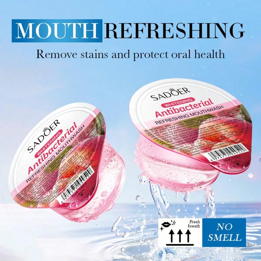 Mint Antibacterial Fresh Breath Mouthwash for Oral Hygiene Cleansing and Long-Lasting Freshness
