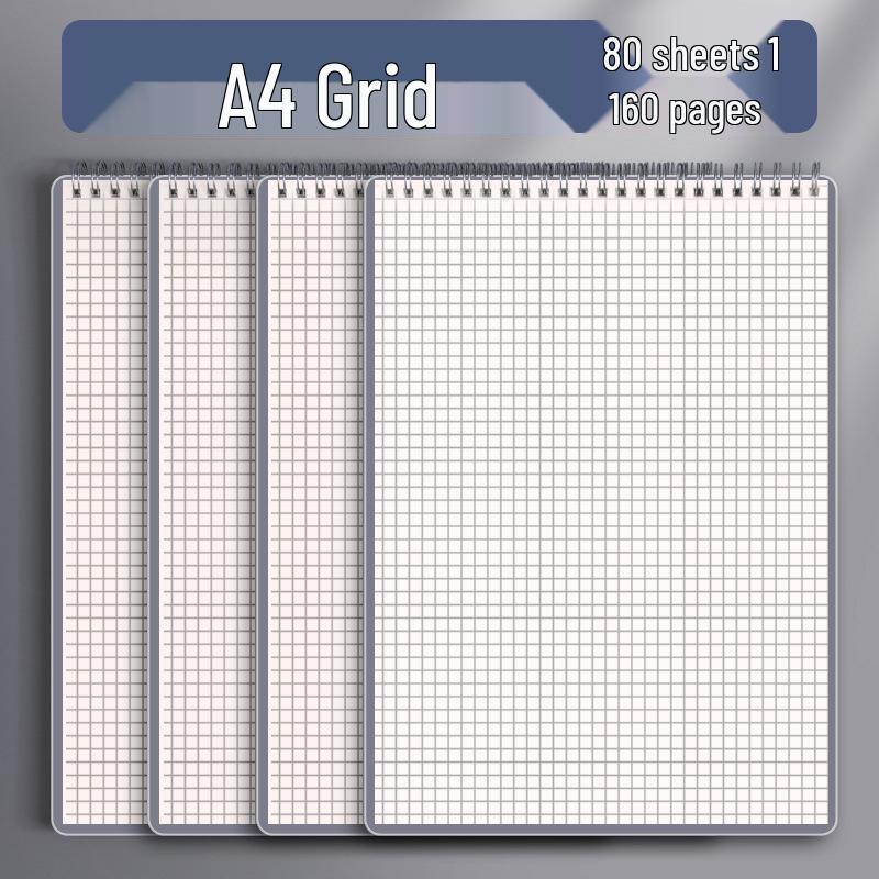 Premium Minimalist Spiral Notebook - B5, Top-Bound, Extra Thick for Students