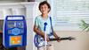 Gitara Elektryczna Duża Dla Dzieci Mikrofon Statyw Wzmacniacz Instrument
