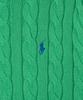 POLO RALPH LAUREN Cable Knit Cotton Sweater - Green