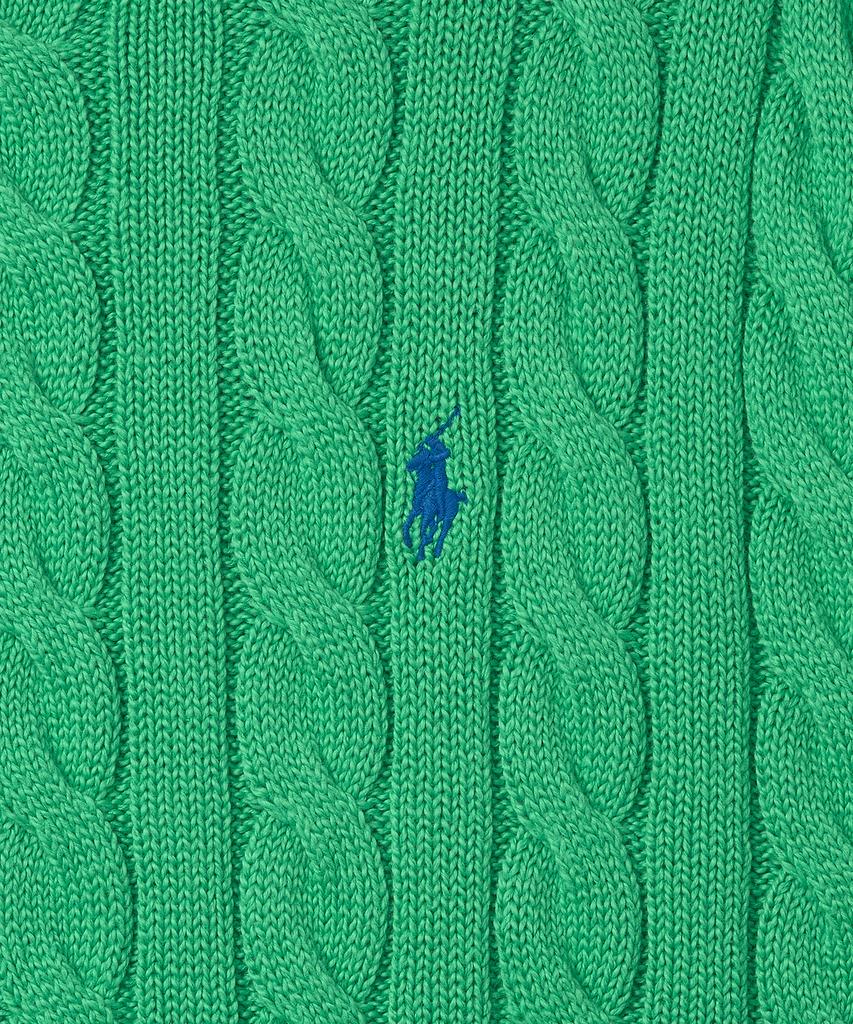 POLO RALPH LAUREN Cable Knit Cotton Sweater - Green