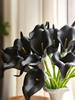 5/10pcs Artificial Flowers Calla Lily Bouquet Real Touch Faux Flower For Home Table Wedding Decoration Halloween Party Decor