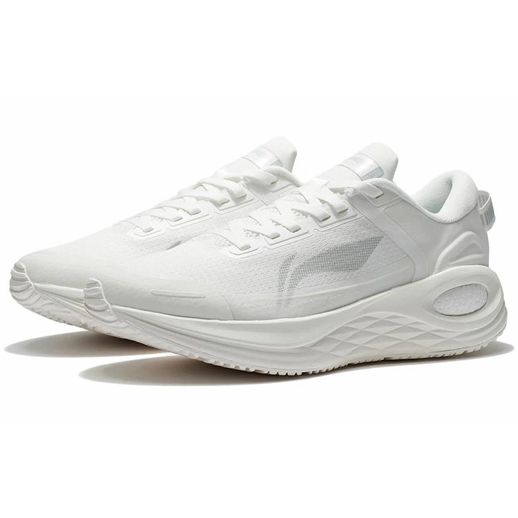 New LiNing Furious Rider 6.0 Essential Low-Top Running Shoes Men's White ARZS003-4