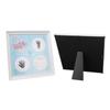 Baby Handprint Footprint Kit for Newborn Boys Girls Wear Resistant Plastic Density Board Baby Print Frame Kit for Display