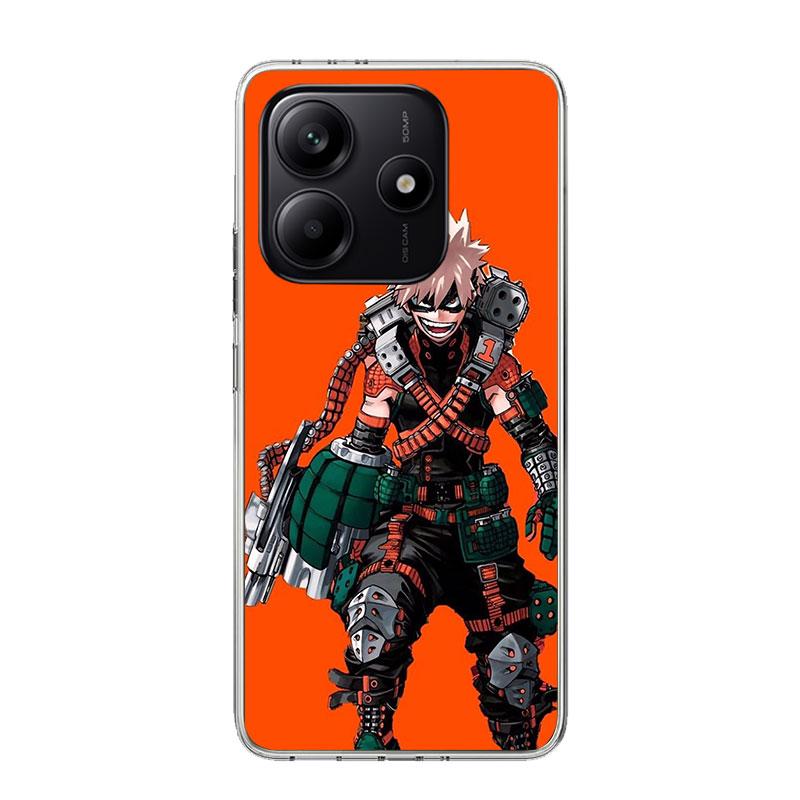 Bakugou Katsuki MHA My Hero Phone Case For Xiaomi Redmi Note 14 13 14S 12S 12 11S 11T 11E Pro Plus 10S 10 9S 9 Art Customized Co