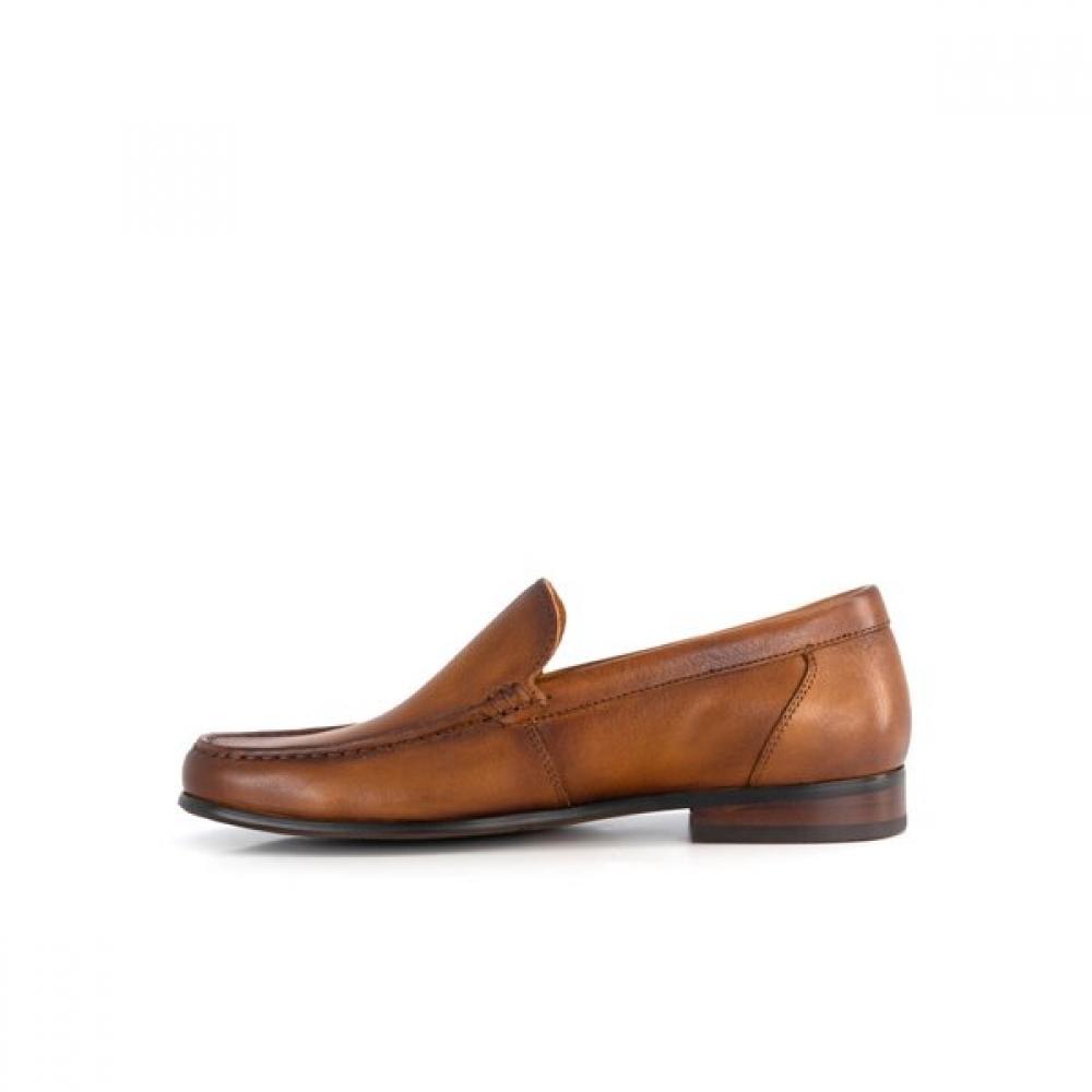 Daks Men S beSt Comfort Saffiano Loafer Drm604ke21  Dark Brown 